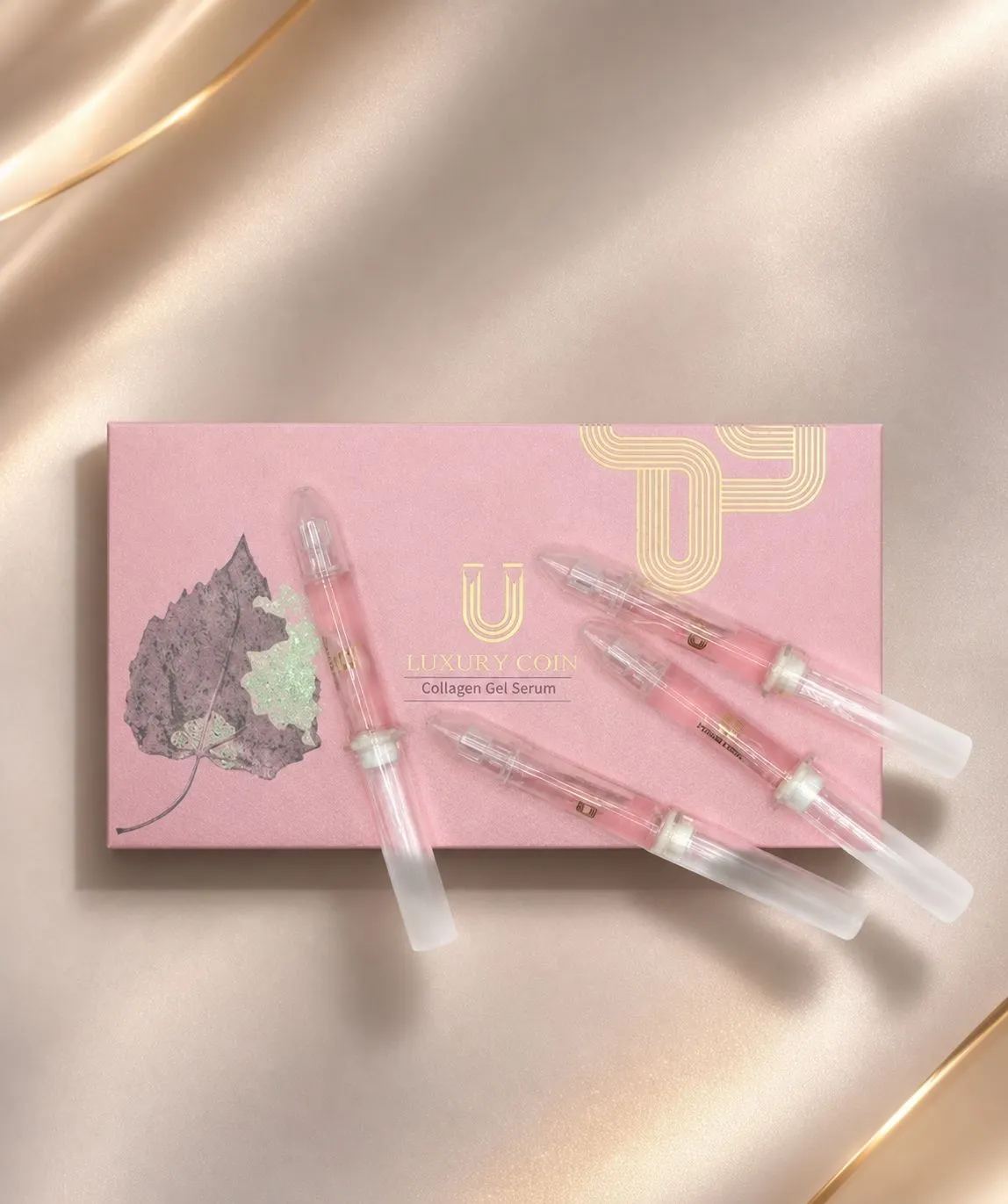 سرم ژل کلاژن لاکچری کوین پک 4 عددی | آبرسان و نرم کننده پوست